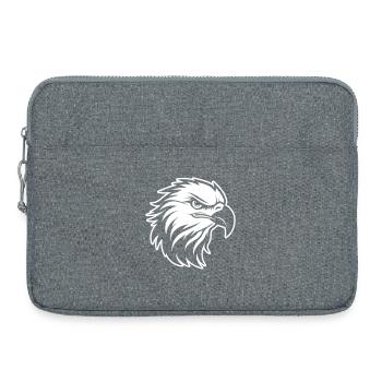 Adler Kopf - Laptoptasche 15" - Grau meliert - Vorne