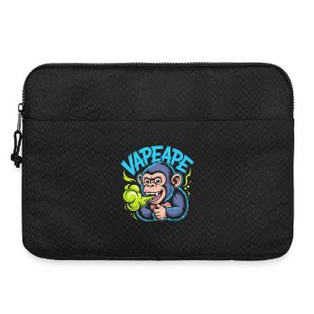 Vapeape Funny Monkey Graphic - Laptop bag 15" - black - Front