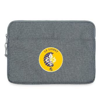 Fleur de Lys Loiret 45 - Laptop bag 15" - heather grey - Front