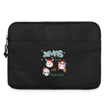 Christmas Friends - Laptop bag 15" - black - Front