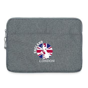 London - Laptop bag 15" - heather grey - Front