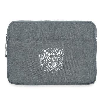 Après Ski Party Team Saying - Laptop bag 15" - heather grey - Front