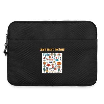 Apprendre intelligemment, pas difficilement - pour les élèves, les enseignants, les parents - Sacoche pour ordinateur portable 15 pouces - noir - Devant