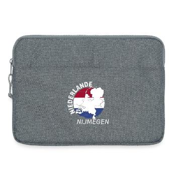 Nijmegen - Sacoche pour ordinateur portable 15 pouces - gris chiné - Devant