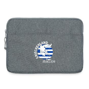Iraklion - Sacoche pour ordinateur portable 15 pouces - gris chiné - Devant
