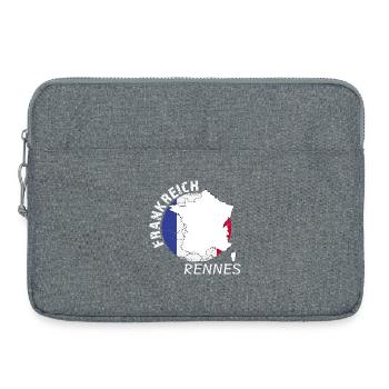 Rennes - Sacoche pour ordinateur portable 15 pouces - gris chiné - Devant