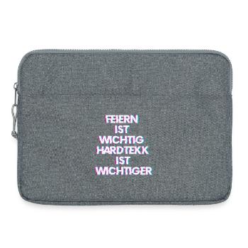 Hardtekk Tekk - Laptop bag 15" - heather grey - Front