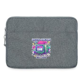 Digital Dreams 1995 – Vintage PC Design - Laptoptasche 15" - Grau meliert - Vorne