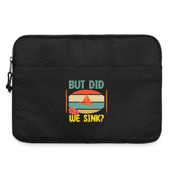 bootsspruch  - Laptoptasche 15" - Schwarz - Vorne