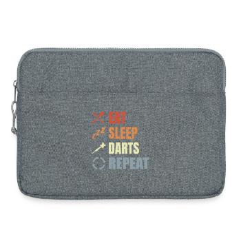 Mange des fléchettes pour dormir Répète - Sacoche pour ordinateur portable 15 pouces - gris chiné - Devant