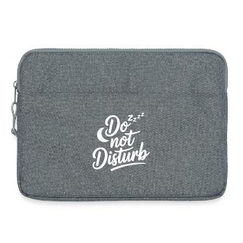Do Not Disturb Sloth Anti Social - Laptop bag 15" - heather grey - Front