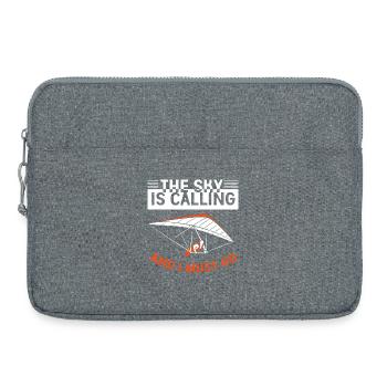 Parapente Parapente Parapente Parapente Parapente - Sacoche pour ordinateur portable 15 pouces - gris chiné - Devant