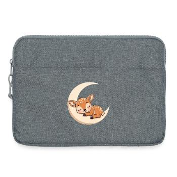 Mondruh Rehkitz Schlafen - Laptoptasche 15" - Grau meliert - Vorne