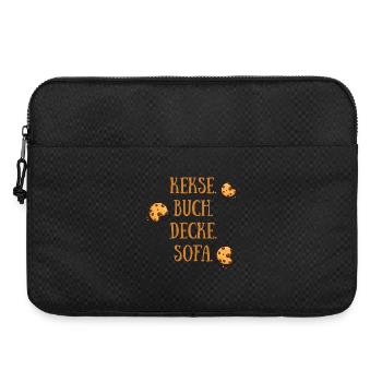Canapé Couverture Cookie Book - Sacoche pour ordinateur portable 15 pouces - noir - Devant