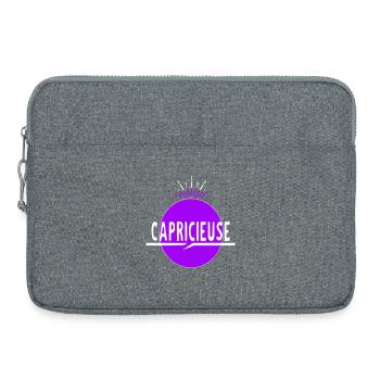 Capricieuse - Sacoche pour ordinateur portable 15 pouces - gris chiné - Devant