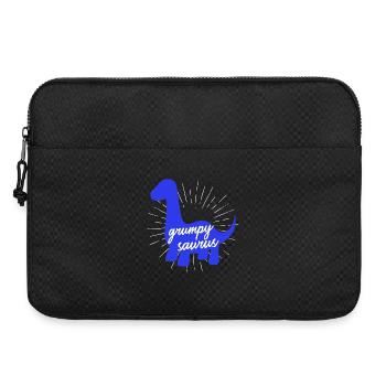 Grumpysaur : design drôle de dinosaure Brachiosaurus - Sacoche pour ordinateur portable 15 pouces - noir - Devant