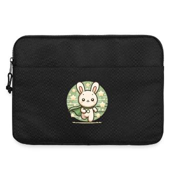 Super-héros Doux Lapin Lapin - Sacoche pour ordinateur portable 15 pouces - noir - Devant