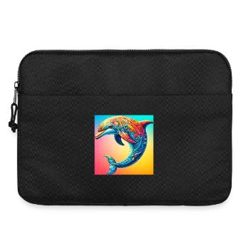 dauphin - Sacoche pour ordinateur portable 15 pouces - noir - Devant