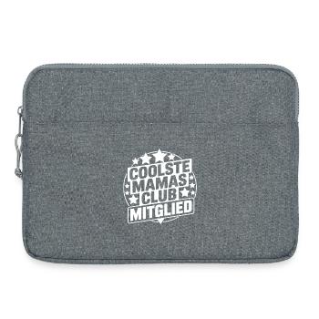 Coolest Mom's Club Member - Laptop bag 15" - heather grey - Front