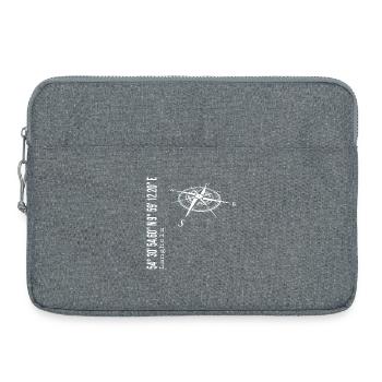 Bois long - Sacoche pour ordinateur portable 15 pouces - gris chiné - Devant