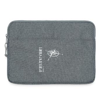 Marl - Laptop bag 15" - heather grey - Front