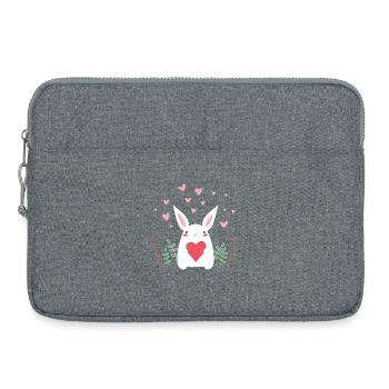 Eastern Bunny Easter Bunny Rabbit Ears Cute LOL - Laptop bag 15" - heather grey - Front
