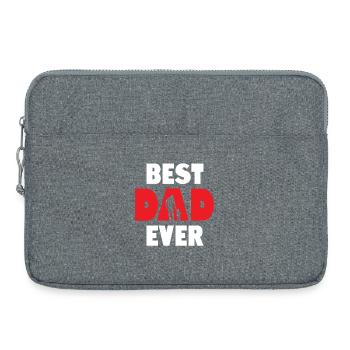 Best Dad Ever - Laptop bag 15" - heather grey - Front