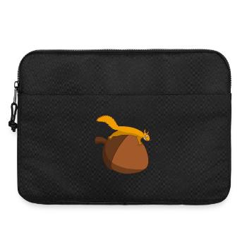 Das Eichhörnchen gegen die Eichel - Laptoptasche 15" - Schwarz - Vorne
