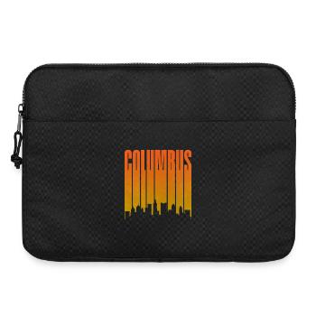 Columbus Sonnenuntergang Skyline - Laptoptasche 15" - Schwarz - Vorne
