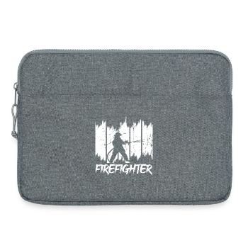 Pompiers - Sacoche pour ordinateur portable 15 pouces - gris chiné - Devant