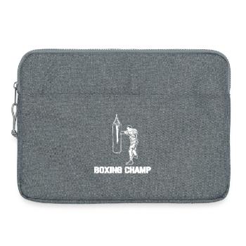 Boxing Champ - Laptop bag 15" - heather grey - Front
