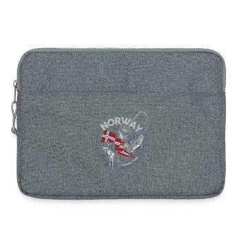 NORWAY FISHING TOUR - Moose Edition - Laptop bag 15" - heather grey - Front