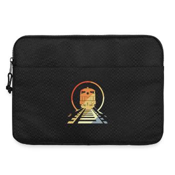 Retro Railroad - Laptop bag 15" - black - Front