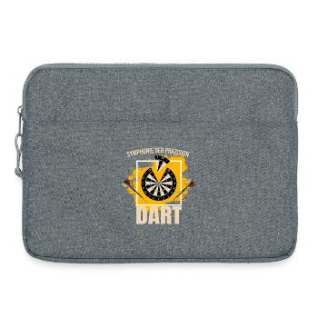 Symphonie der Präzision - Dart - Laptoptasche 15" - Grau meliert - Vorne