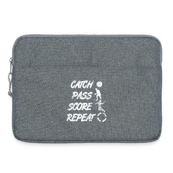 Handballer Motivation - Laptoptasche 15" - Grau meliert - Vorne