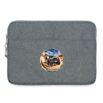 Jimny 4x4 Offroad Off Road End Street - Laptoptasche 15" - Grau meliert - Vorne