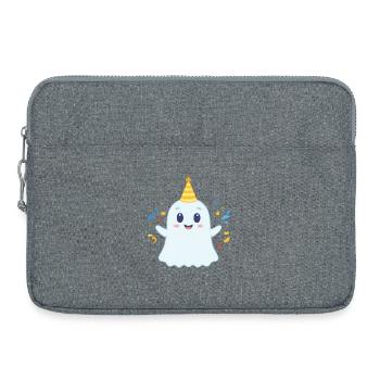 fantôme de fête mignon - Sacoche pour ordinateur portable 15 pouces - gris chiné - Devant