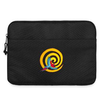 L'oiseau et le soleil - Sacoche pour ordinateur portable 15 pouces - noir - Devant