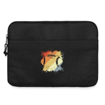 Ballon de football américain vintage - Sacoche pour ordinateur portable 15 pouces - noir - Devant