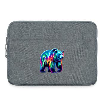 Bär - Laptoptasche 15" - Grau meliert - Vorne