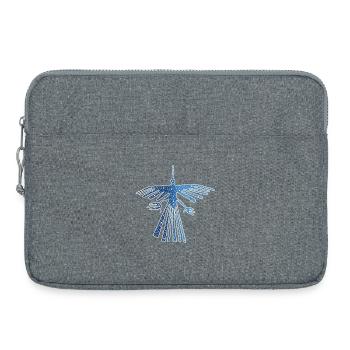 Animal oiseau de Nazca - Sacoche pour ordinateur portable 15 pouces - gris chiné - Devant