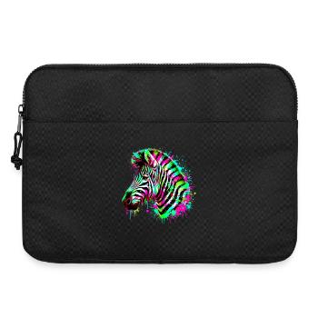 Zebra - Laptop bag 15" - black - Front