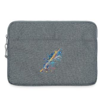 Flûte Bande dessinée - Sacoche pour ordinateur portable 15 pouces - gris chiné - Devant