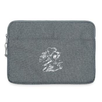 Rugby player - Laptop bag 15" - heather grey - Front