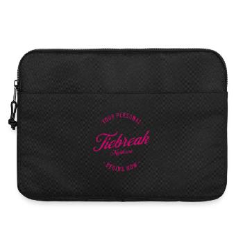 Tennis tiebreak winner shirt - Laptoptasche 15" - Schwarz - Vorne