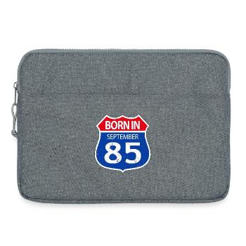 Geboren_im_September_85 - Laptoptasche 15" - Grau meliert - Vorne