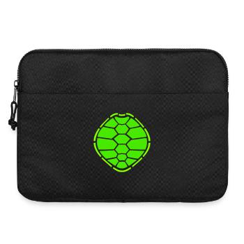 Turtle shell pattern turtle icon cool - Laptop bag 15" - black - Front