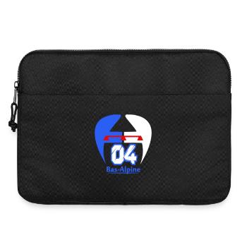 Bas-Alpine 04 logo - Laptop bag 15" - black - Front