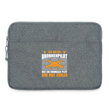 Drone Pilot Accessories Drone Pilot Drone Gift - Laptop bag 15" - heather grey - Front
