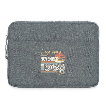 November 1968 - Laptop bag 15" - heather grey - Front
